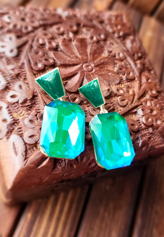Isha Turquoise Dangler Earrings