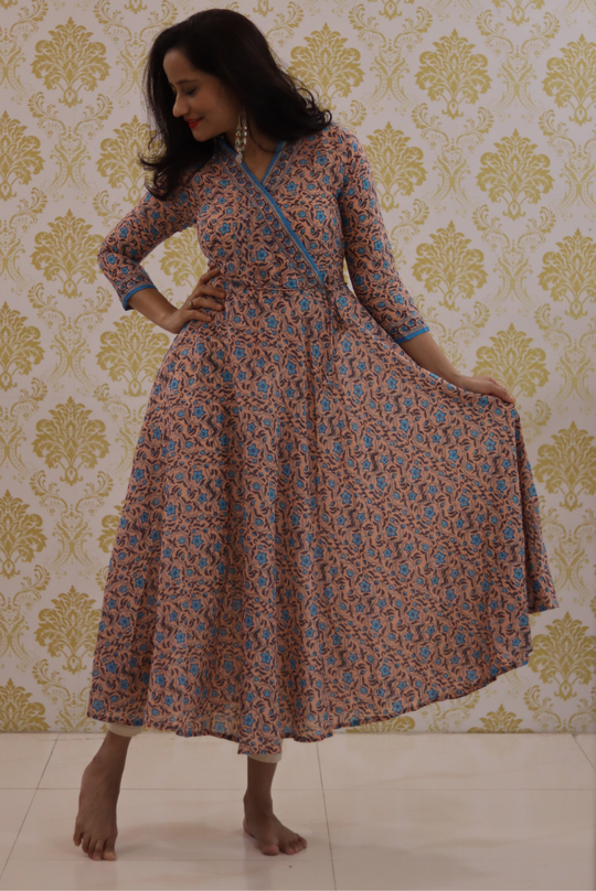 Shehzaadi - Peach (KURTI)