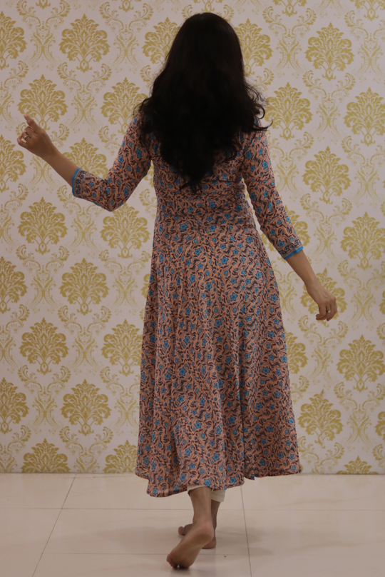 Shehzaadi - Peach (KURTI)