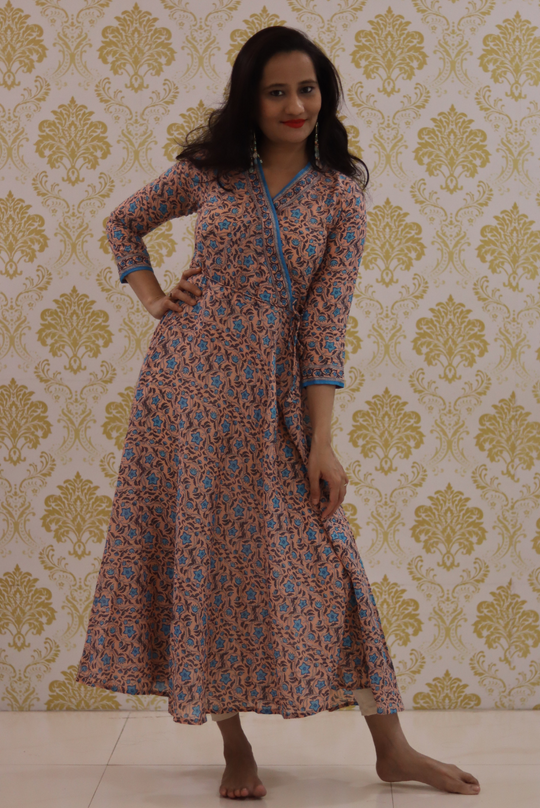 Shehzaadi - Peach (KURTI)
