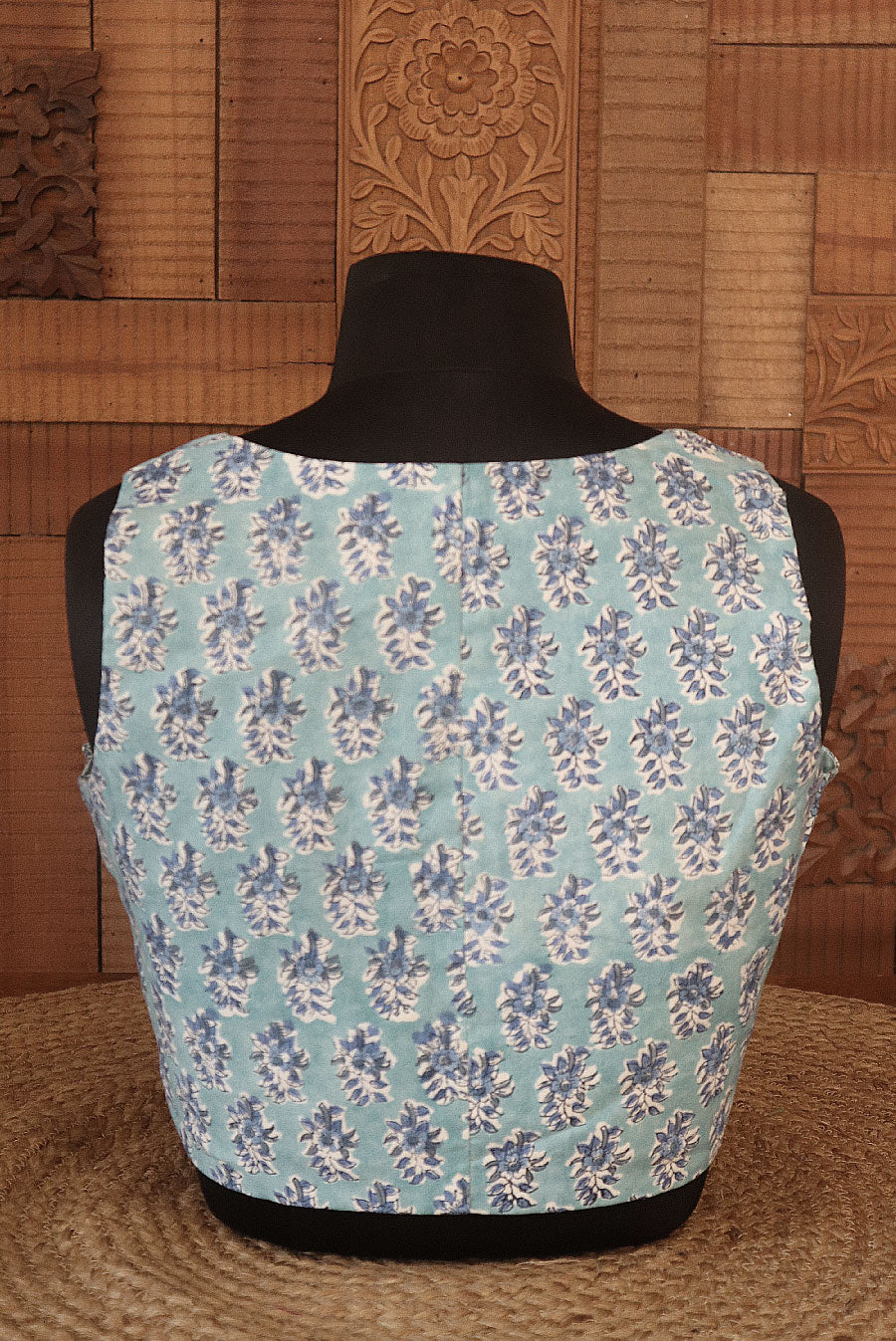 Blue Rain (CROP BLOUSE)