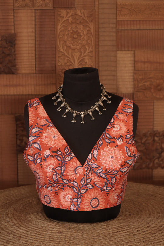 Blazing Flowers (V NECK BLOUSE)