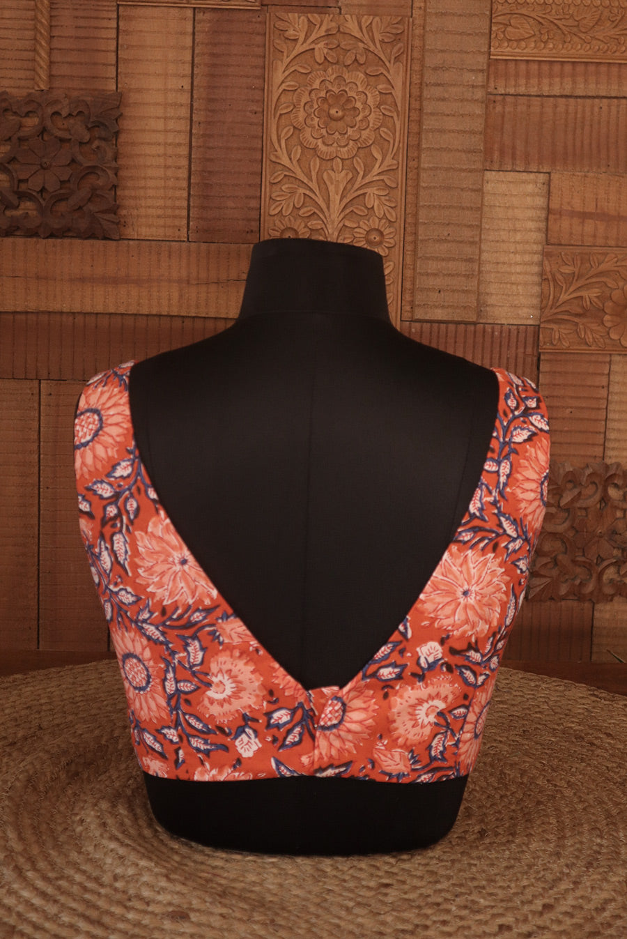 Blazing Flowers (V NECK BLOUSE)