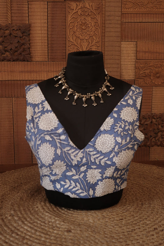 Frozen Flowers (V NECK BLOUSE)