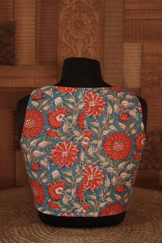Tropical Bloom (CROP BLOUSE)