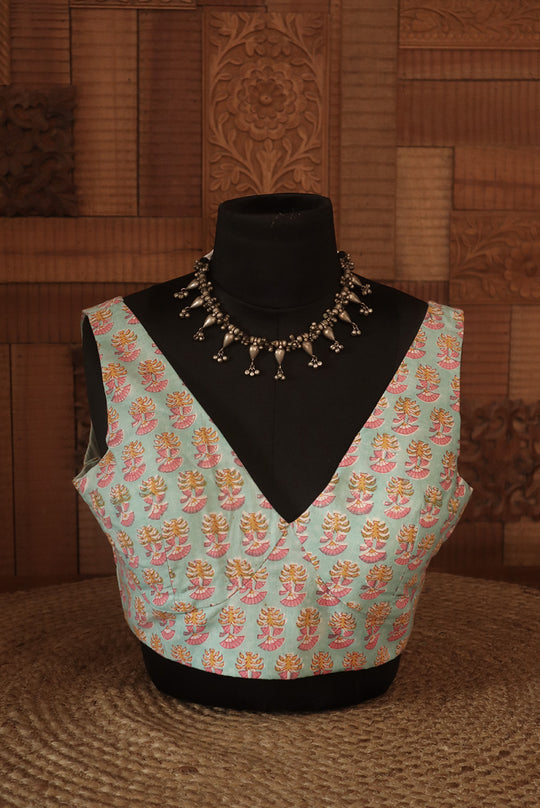 Spring Flowers (V NECK BLOUSE)