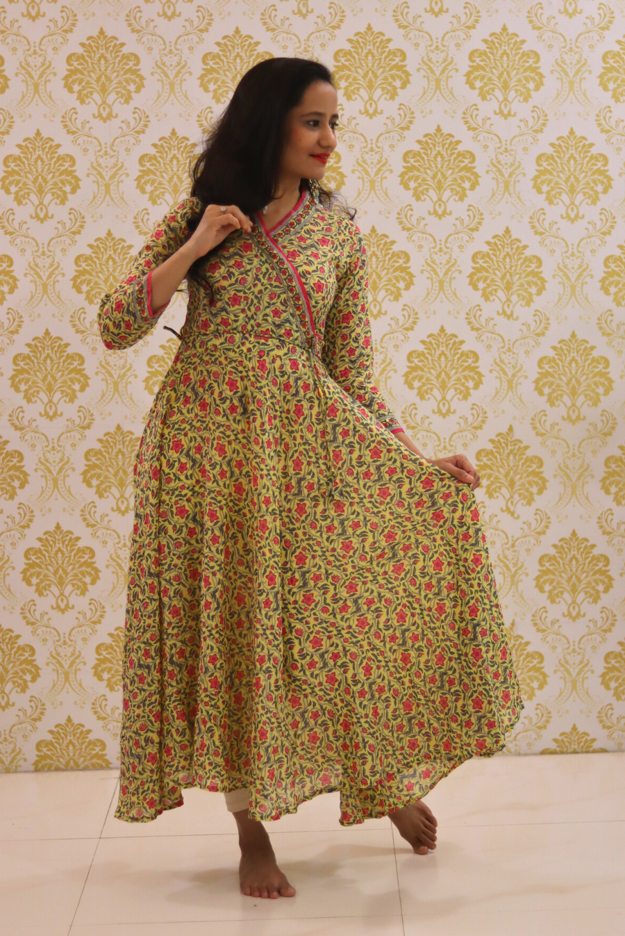 Shehzaadi - Yellow (KURTI)