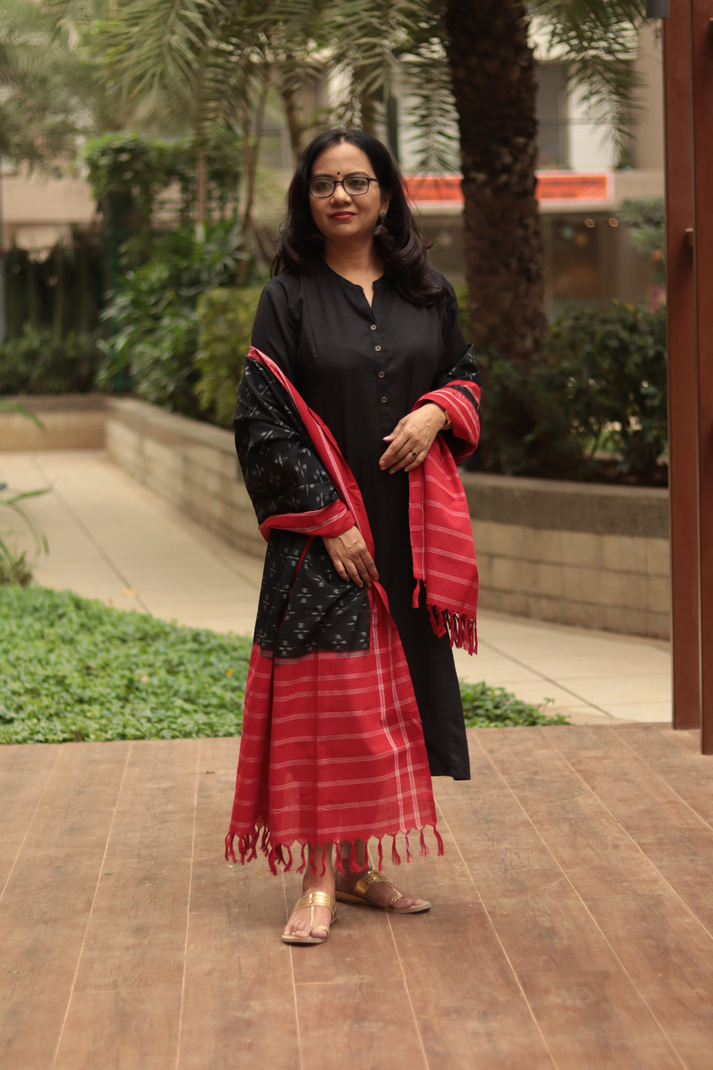 Black Butta Chunri (Dupatta)